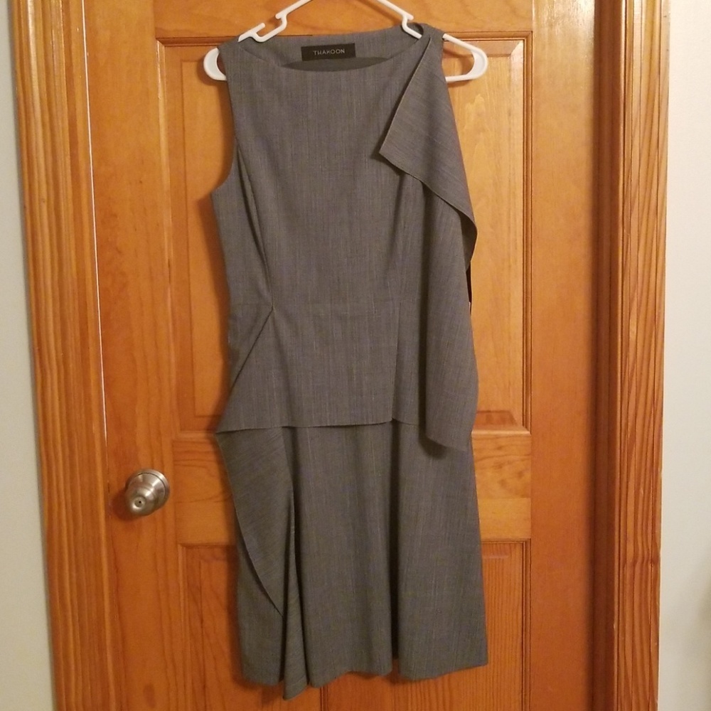 NWT! Beautiful Thakoon Gray Pocket Dress!